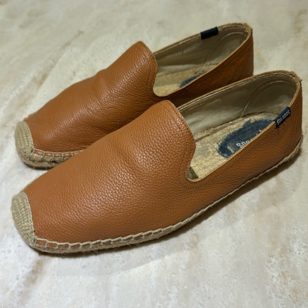 Soludos Smoking Slipper leather men’s 10